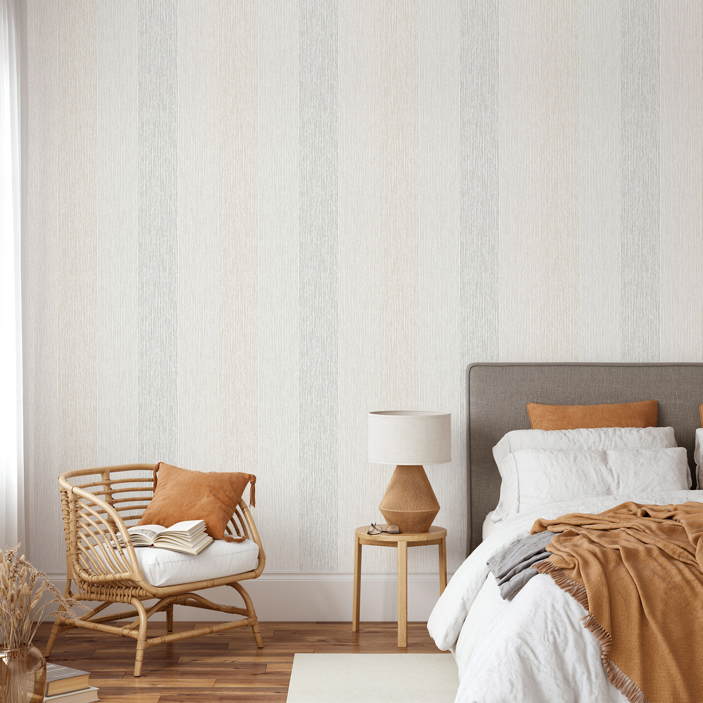 H511-4F TEMPO STRIPES GRIS, BEIGE - Imagen 3